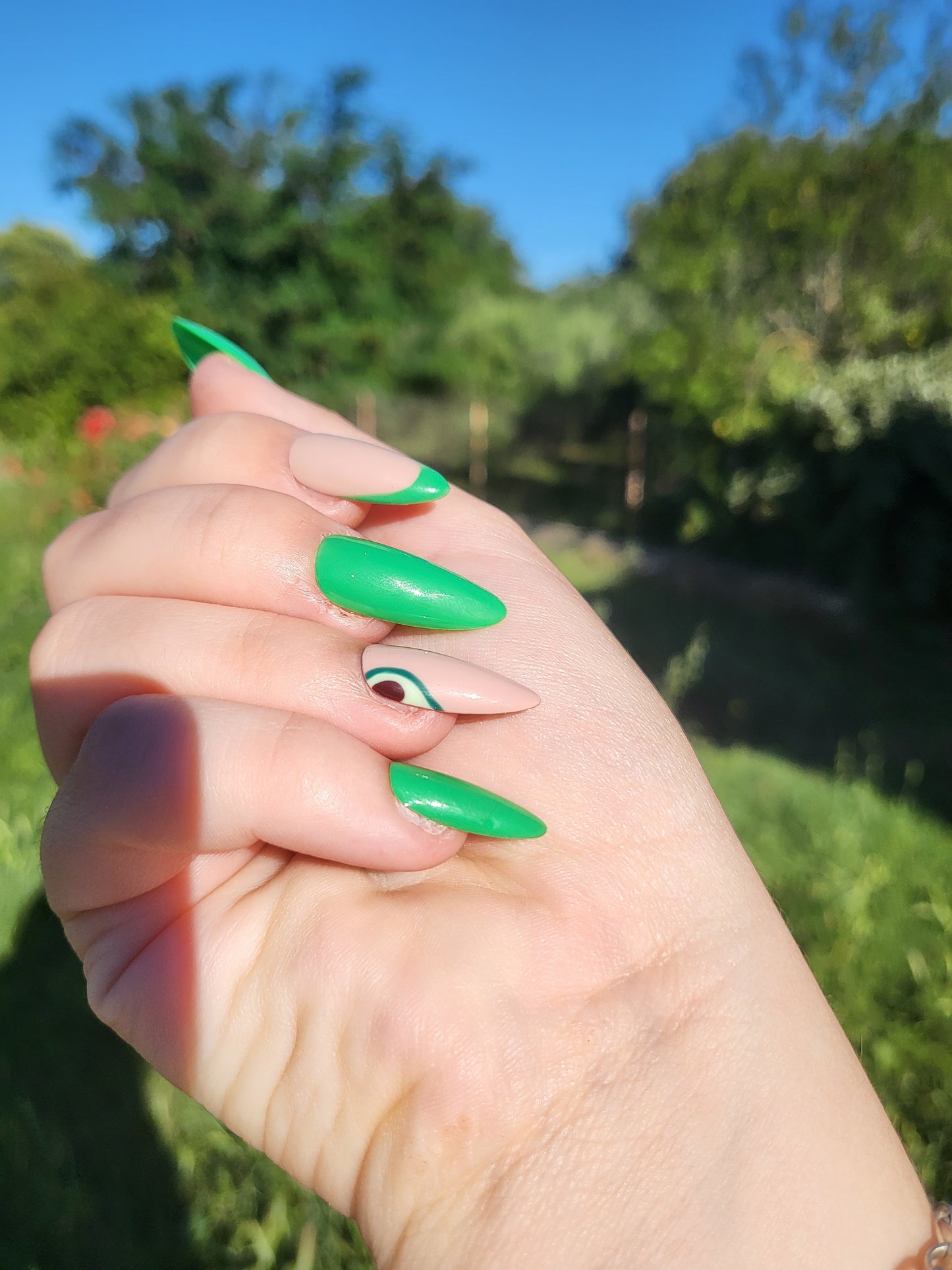 Avocado nails